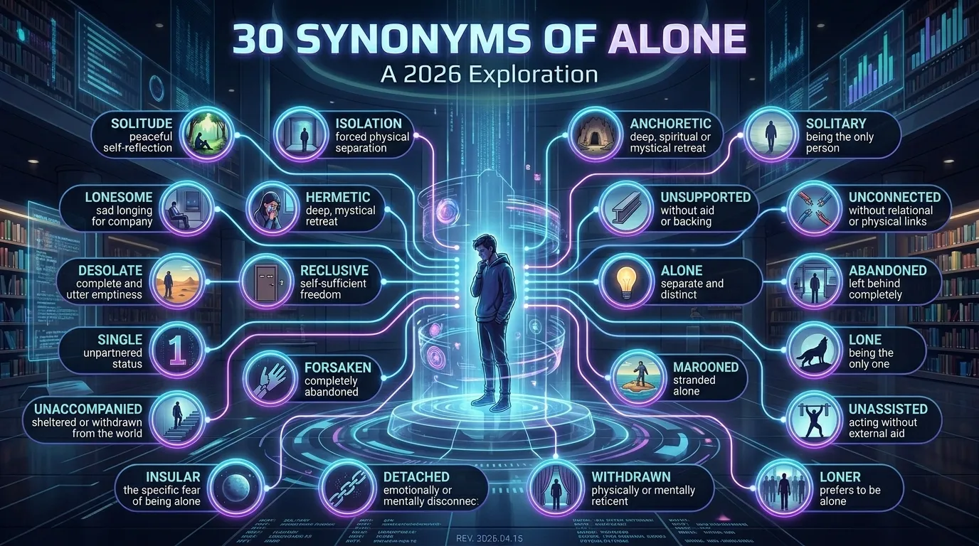 synonyms of alone