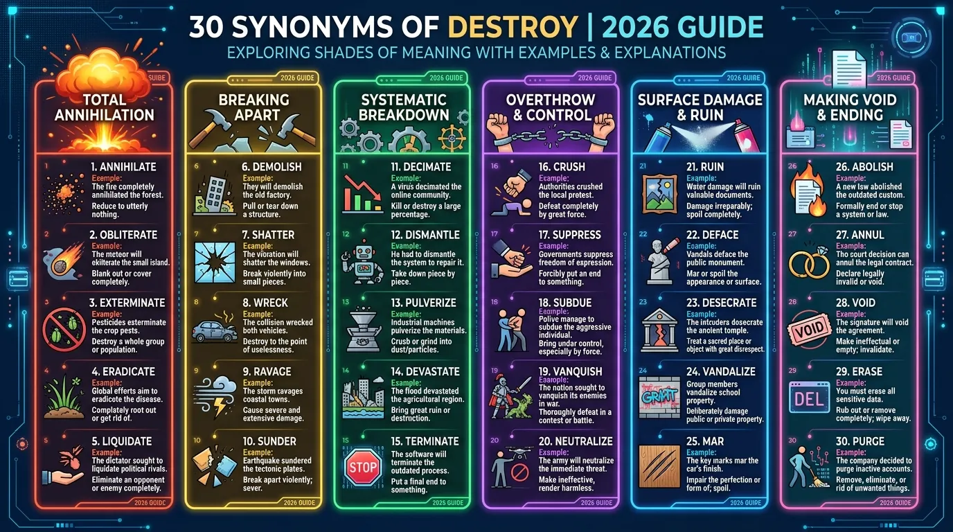 synonyms of destroy