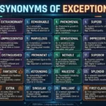synonyms of exceptional