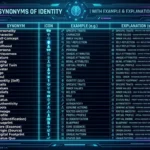 synonyms of identity