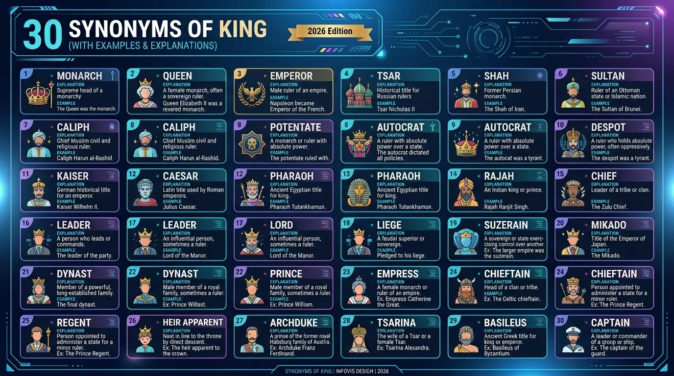 synonyms of king