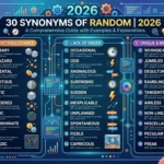 synonyms of random