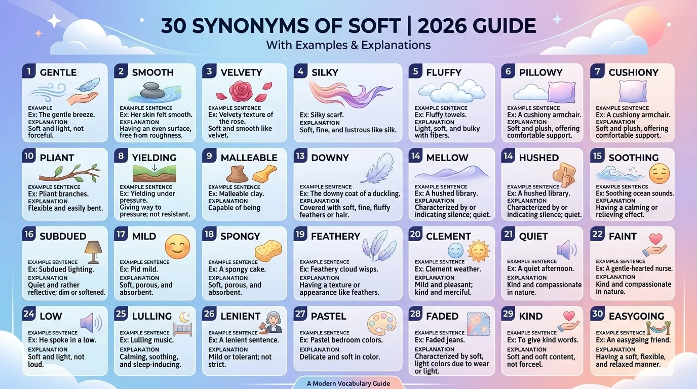 synonyms of soft
