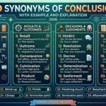 Synonyms of Conclusion