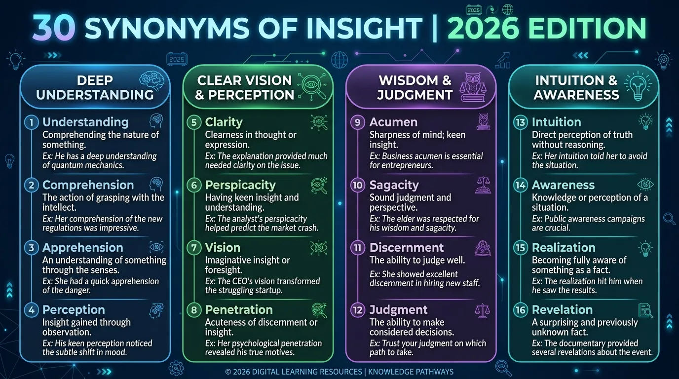 Synonyms of Insight