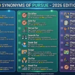 Synonyms of Pursue
