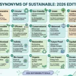 Synonyms of Sustainable