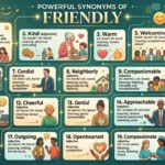 Synonyms of Friendly