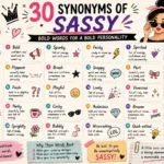 synonyms for sassy