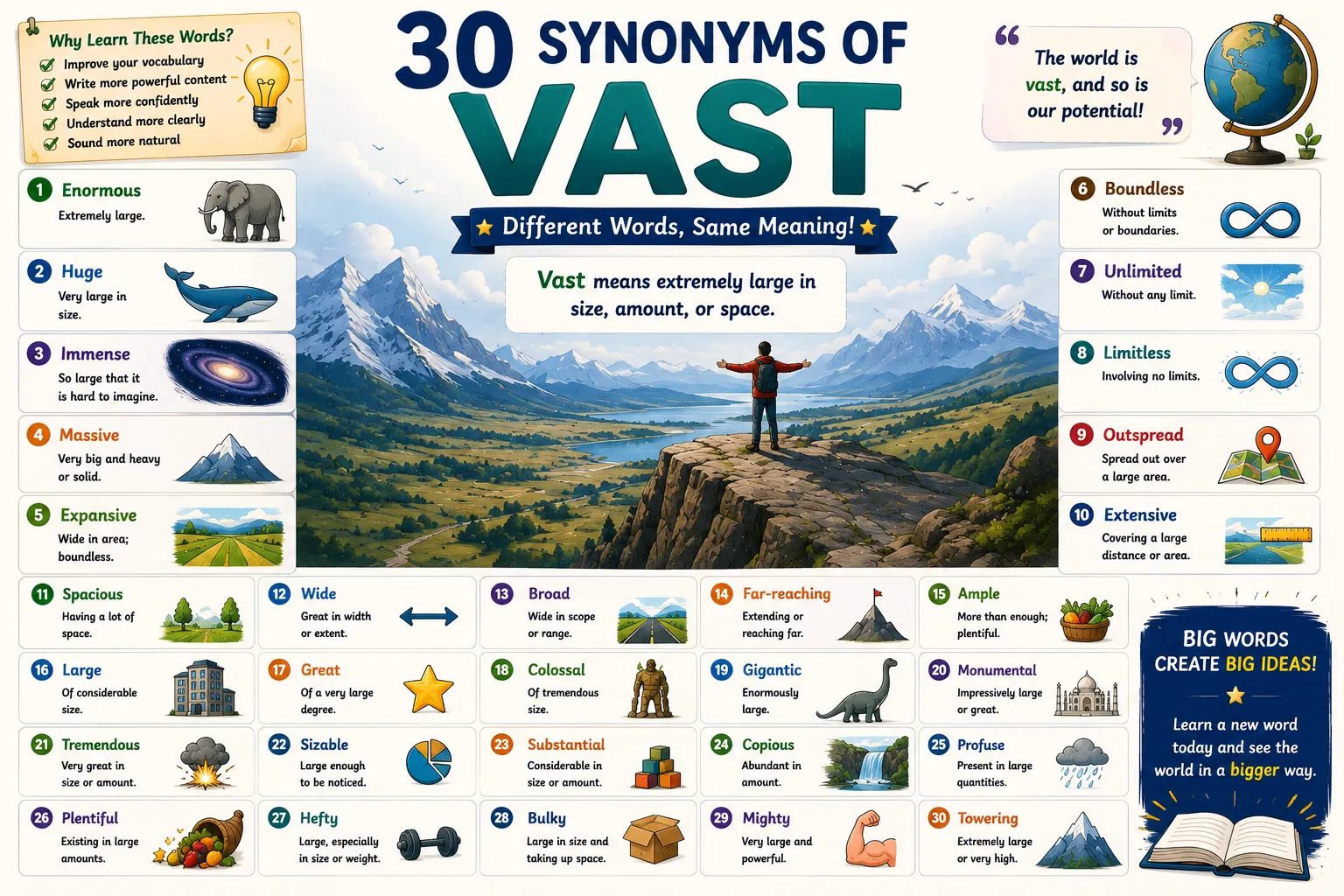 synonyms for vast