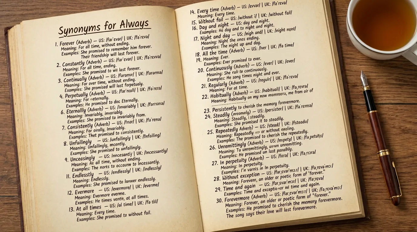 synonyms for always