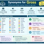 synonyms for gross