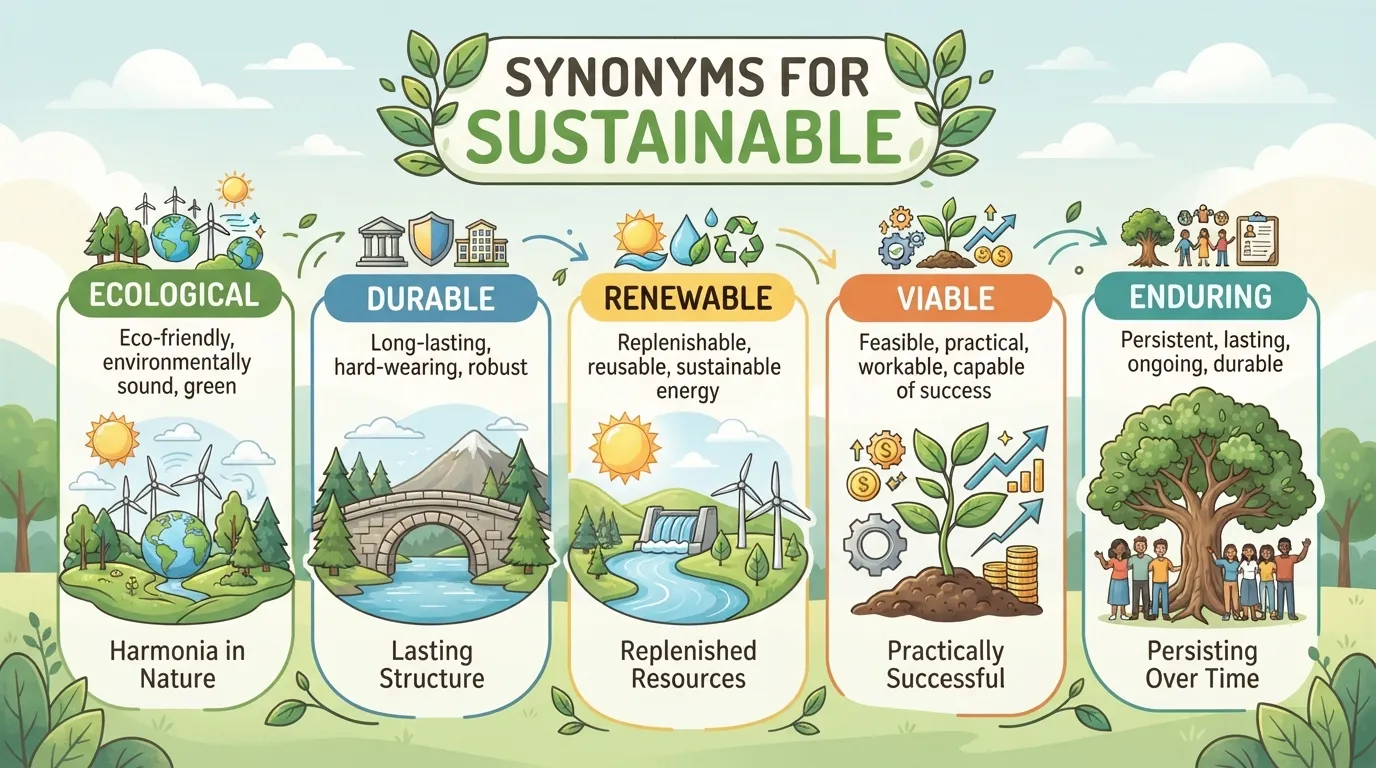 synonyms of sustainable